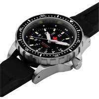 Red Maple Jumbo Diver's Quartz Watch, Digital, Battery Operated, 46 mm, Black MAS Chibougamau