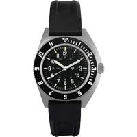 Steel Navigator Watch on 3-Piece Rubber Strap Kit, Digital, Battery Operated, 41 mm, Black MAS Chibougamau