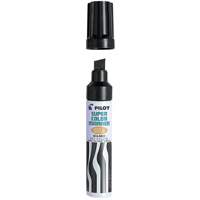 Refillable Super Colour Permanent Marker, Black, Chisel Tip MAS Chibougamau
