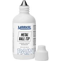 Marqueur Paint-Riter avec pointe en bille m&eacute;tallique, Liquide, Blanc MAS Chibougamau