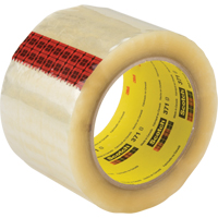 Scotch&reg; Box Sealing Tape 371, Hot Melt Adhesive, 1.9 mils, 36 mm (1-1/2") x 914 m (2998') MAS Chibougamau