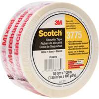 Ruban d'emballage Scotch 3775 avec message, Adh&eacute;sif Thermofusible, 2 mils, 48 mm (1-22/25") x 100 m (328') MAS Chibougamau
