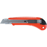Couteau professionnel ATK300, 18 mm, Acier au carbone, Prise en Plastique MAS Chibougamau