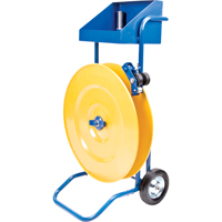 Distributeur de feuillards, Feuillard Polyester/Acier/Polypropyl&egrave;ne, Dia de noyau 16"/8", largeur de rouleau 3"/8"/6" MAS Chibougamau