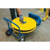 Distributeur de feuillards, Feuillard Polyester/Acier/Polypropyl&egrave;ne, Dia de noyau 16"/8", largeur de rouleau 3"/8"/6" MAS Chibougamau
