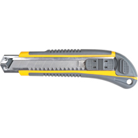 Couteau ATK100, 18 mm, Acier au carbone, Prise en Caoutchouc MAS Chibougamau