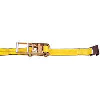 Ratchet Straps, Flat Hook, 3" W x 30' L, 5400 lbs. (2450 kg) Working Load Limit MAS Chibougamau