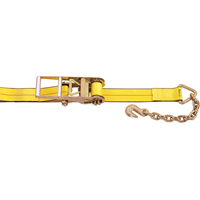 Ratchet Straps, Chain Anchor, 3" W x 30' L, 5400 lbs. (2450 kg) Working Load Limit MAS Chibougamau