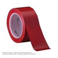 Ruban en vinyle 471, 38 mm (1-1/2") la x 32,9 m (108') lo, 5,3 mils, Rouge MAS Chibougamau