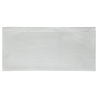 Pochette vierge pour bordereau d'exp&eacute;dition, 10" lo x 5-1/2" la, Style Insertion par l'arri&egrave;re MAS Chibougamau