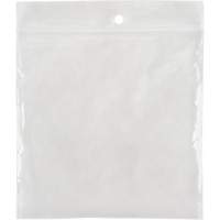 Sacs en poly, Refermable, 4" x 4", 2 mils MAS Chibougamau