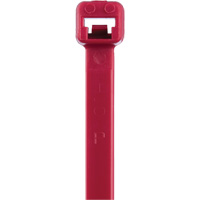 T Series Cable Ties, 8" Long, 50 lbs. Tensile Strength, Red MAS Chibougamau