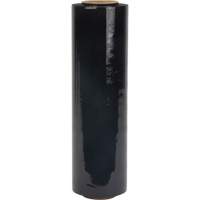 Stretch Wrap, 80 Gauge (20.3 micrometers), 15" x 1500', Opaque Black MAS Chibougamau