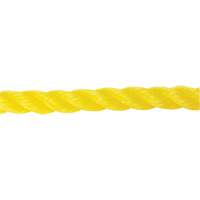 5/8" Braided Yellow Rope, Polypropylene, 200' MAS Chibougamau