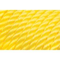 5/8" Braided Yellow Rope, Polypropylene, 200' MAS Chibougamau