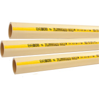 Flowguard Gold&reg; Hot & Cold Water Pipe, CPVC, 20' L x 0.5" Dia. MAS Chibougamau
