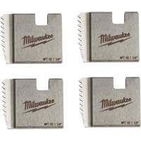 Matrices de tuyauterie portables NPT, Pour tuyau de 1-1/4", Acier rapide MAS Chibougamau