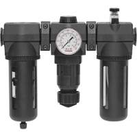 Filtre, d&eacute;tendeur & lubrificateur Modulair 400 avec drain manuel & bol standard, 3/4" NPTF MAS Chibougamau