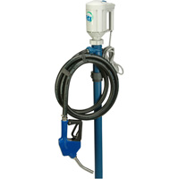Trousse de pompe pour baril PFM-40 avec moteur M3V avec accessoires pour fluide d&eacute;chappement diesel (DEF), Polypropyl&egrave;ne/PVDF/Acier inoxydable MAS Chibougamau