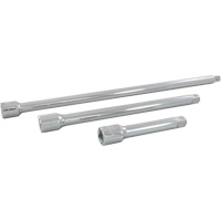 Socket Extension Set, 1/2" Drive, Chrome Finish, 3 Pcs MAS Chibougamau