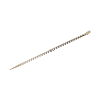 Nickel-Plated Pry Bar, 1-1/4" W, 42" L MAS Chibougamau
