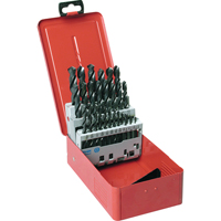 Jobber Length Drill Set, 11 Pieces, High Speed Steel MAS Chibougamau