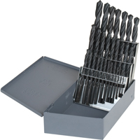 Hyper Jobber Length Drill Bit Set, 26 Pieces, High Speed Steel MAS Chibougamau