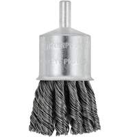 Shaft Mounted Knot Twisted End Brush, 1-1/8" Dia. x 1/4" Arbor MAS Chibougamau