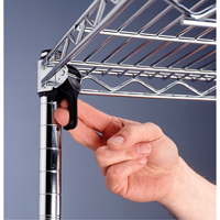 Super Adjustable Super Erecta Shelf&reg;, Add-On Kit, 5 Tiers, 36" W x 86-5/8" H x 24" D MAS Chibougamau