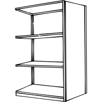 &eacute;l&eacute;ment de rayonnage Interlok, Acier, Sans boulons, Capacit&eacute; 800 lb, 36" la x 76" h x 24" p MAS Chibougamau