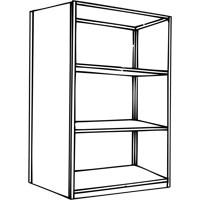 &eacute;l&eacute;ment de rayonnage Interlok, Acier, Sans boulons, Capacit&eacute; 800 lb, 36" la x 76" h x 24" p MAS Chibougamau