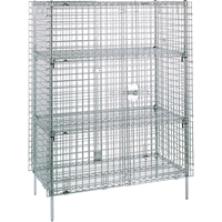Security Carts, 5 Tiers, 38-1/2" W x 66-13/16" H x 21-1/2" D MAS Chibougamau