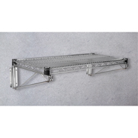 Tablette en treillis pour &eacute;tag&egrave;re robuste en treillis chromat&eacute;, 30" la x 14" p, Capacit&eacute; de 800 lb MAS Chibougamau