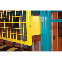 Grilles de protection arri&egrave;re pour palettier, 96" la x 48" h, Ferrures de 6" MAS Chibougamau