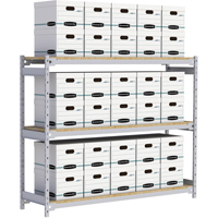 &eacute;tag&egrave;re-classeur de grande largeur, Acier, 3 Tablettes, 72" la x 18" p x 60" h MAS Chibougamau