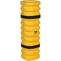 Protecteur de colonne, Ouverture int&eacute;rieure 4" x 6", 13" lo x 13" la x 42" h, Jaune MAS Chibougamau
