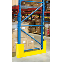Racking Aisle Protectors, 3" W x 47" L x 16" H, Safety Yellow MAS Chibougamau