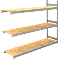 &eacute;tag&egrave;re-classeur de grande largeur, Acier, 3 Tablettes, 72" la x 18" p x 60" h, Ensemble Ajout MAS Chibougamau