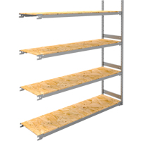 &eacute;tag&egrave;re-classeur de grande largeur, Acier, 4 Tablettes, 72" la x 18" p x 84" h, Ensemble Ajout MAS Chibougamau