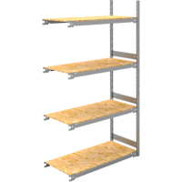Wide Span Record Storage Shelving, Steel, 4 Shelves, 42" W x 18" D x 84" H, Add-On Kit RN142 | MAS Chibougamau