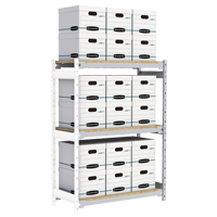 &eacute;tag&egrave;re-classeur de grande largeur, Acier, 3 Tablettes, 42" la x 18" p x 60" h, Ensemble Ajout MAS Chibougamau