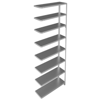 &eacute;l&eacute;ment de rayonnage, Acier galvanis&eacute;, Montant &agrave; fente, Capacit&eacute; 400 lb, 36" la x 96" h x 12" p MAS Chibougamau