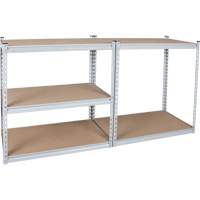 Heavy-Duty Shelving, Steel, Boltless, 1200 lbs. Capacity, 48" W x 72" H x 18" D MAS Chibougamau
