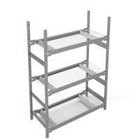 &eacute;tag&egrave;re de grande largeur, Acier, Sans boulons, Capacit&eacute; 1340 lb, 42" la x 60" h x 18" p MAS Chibougamau