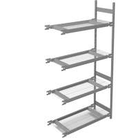 Wide Span Storage Shelving, Steel, Boltless, 1340 lbs. Capacity, 42" W x 84" H x 18" D MAS Chibougamau