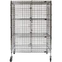 Chariot de s&eacute;curit&eacute;, Chrom&eacute;, 48" x 69" x 24", Capacit&eacute; 500 lb MAS Chibougamau