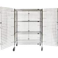 Chariot de s&eacute;curit&eacute;, Chrom&eacute;, 48" x 69" x 24", Capacit&eacute; 500 lb MAS Chibougamau
