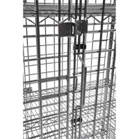 Chariot de s&eacute;curit&eacute;, Chrom&eacute;, 48" x 69" x 24", Capacit&eacute; 500 lb MAS Chibougamau