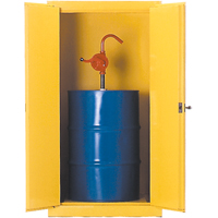 Drum Safety Cabinets, 55 US gal. Cap., Yellow MAS Chibougamau