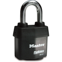 ProSeries&reg; Weather Tough&reg; Padlock, Black, Keyed Different, Laminated Steel, 2-3/8" Width MAS Chibougamau